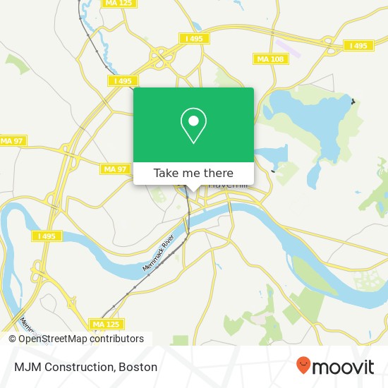 MJM Construction map