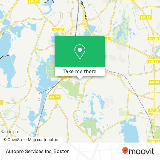 Mapa de Autopro Services Inc