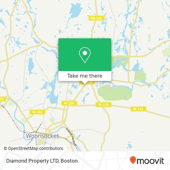 Mapa de Diamond Property LTD