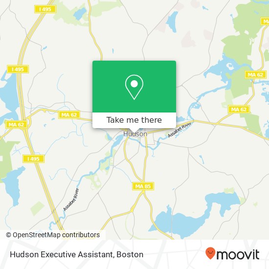 Mapa de Hudson Executive Assistant