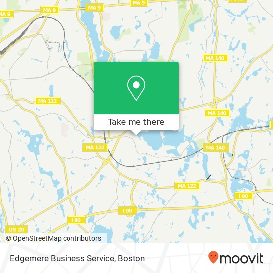 Mapa de Edgemere Business Service