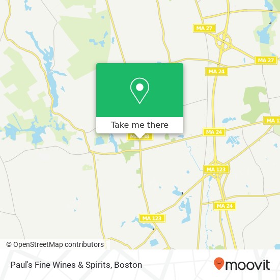 Mapa de Paul's Fine Wines & Spirits