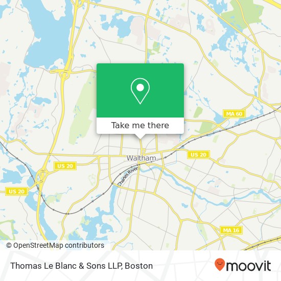 Mapa de Thomas Le Blanc & Sons LLP