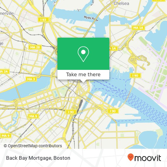 Back Bay Mortgage map