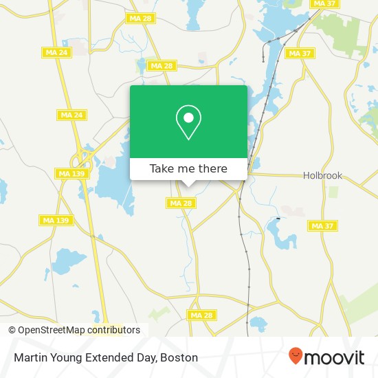 Martin Young Extended Day map