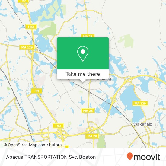 Abacus TRANSPORTATION Svc map