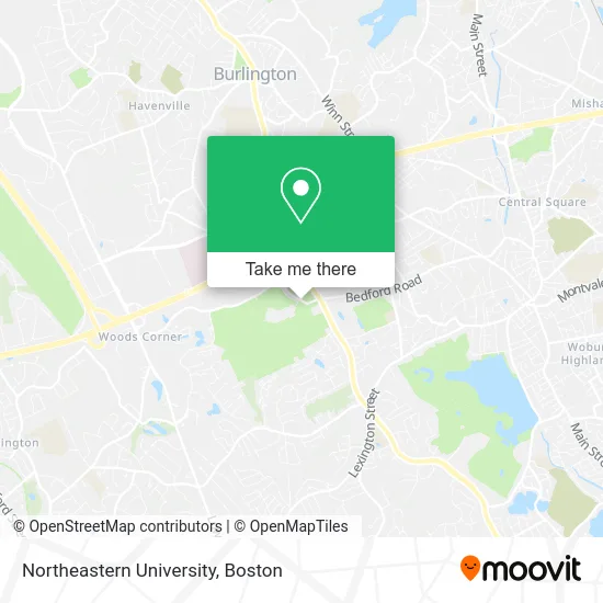 Northeastern University map