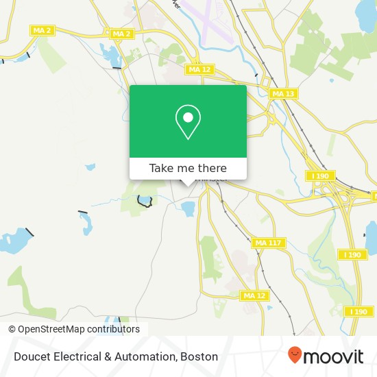 Mapa de Doucet Electrical & Automation