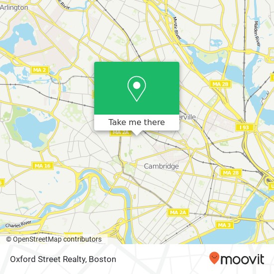 Oxford Street Realty map