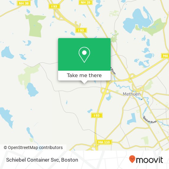 Schiebel Container Svc map