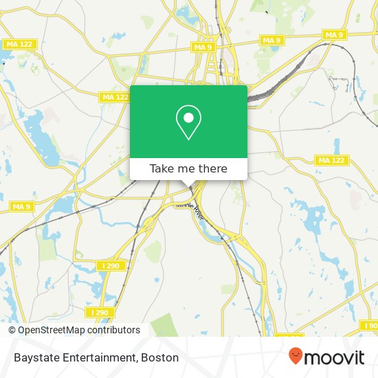 Mapa de Baystate Entertainment