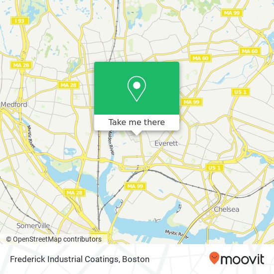 Mapa de Frederick Industrial Coatings