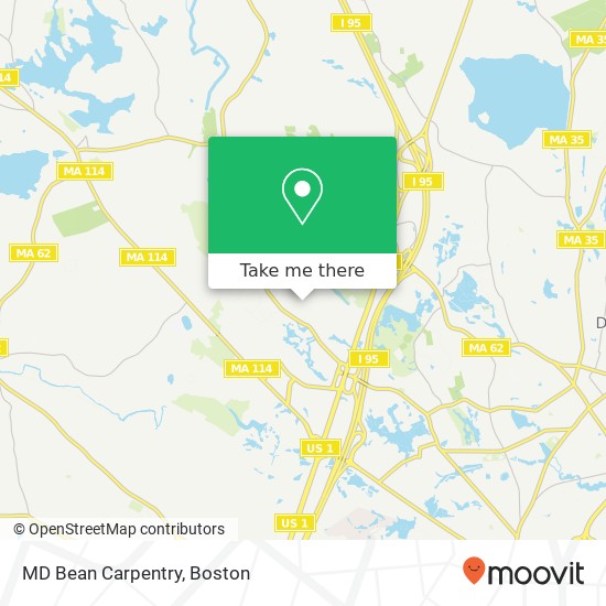 MD Bean Carpentry map