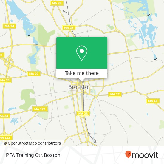 PFA Training Ctr map