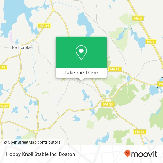 Mapa de Hobby Knoll Stable Inc