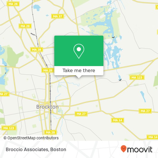 Broccio Associates map