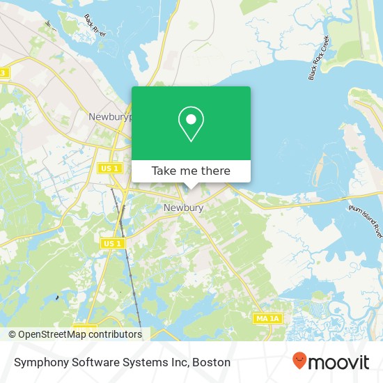 Mapa de Symphony Software Systems Inc