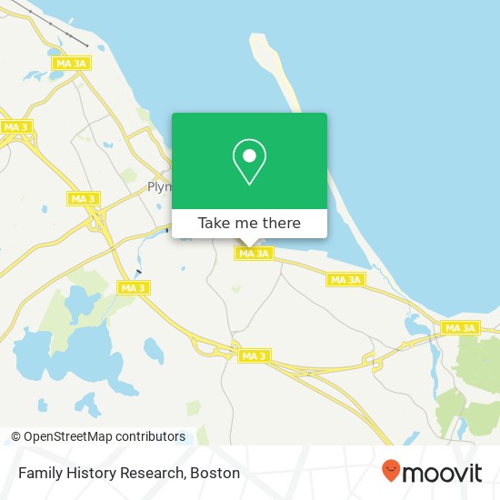 Mapa de Family History Research