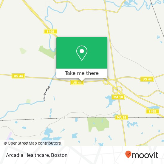 Mapa de Arcadia Healthcare