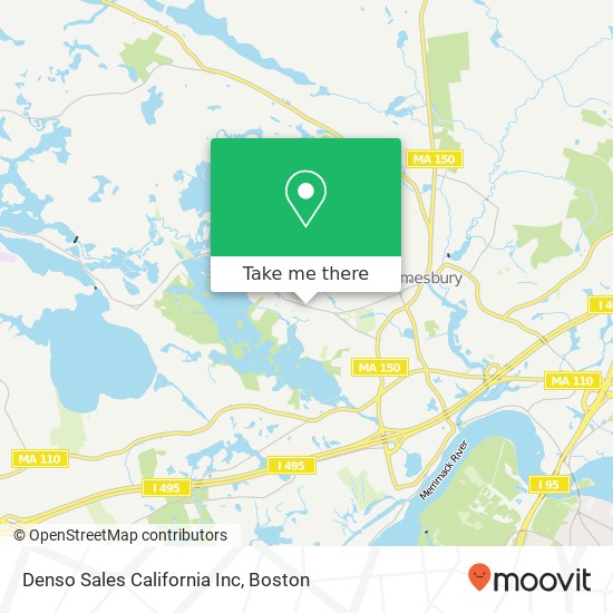 Denso Sales California Inc map