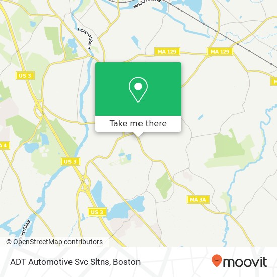 Mapa de ADT Automotive Svc Sltns
