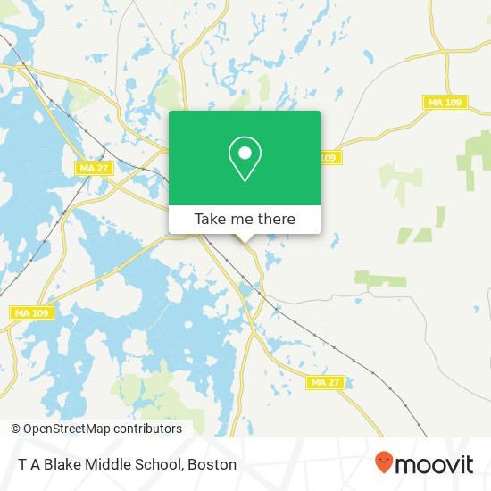 Mapa de T A Blake Middle School