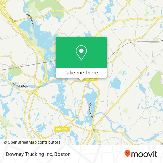 Downey Trucking Inc map