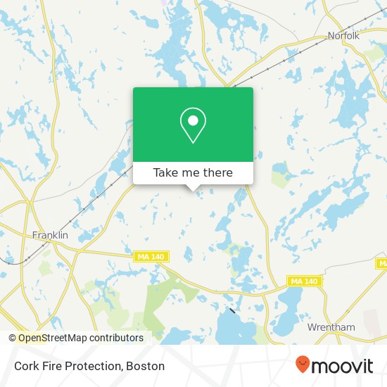 Cork Fire Protection map