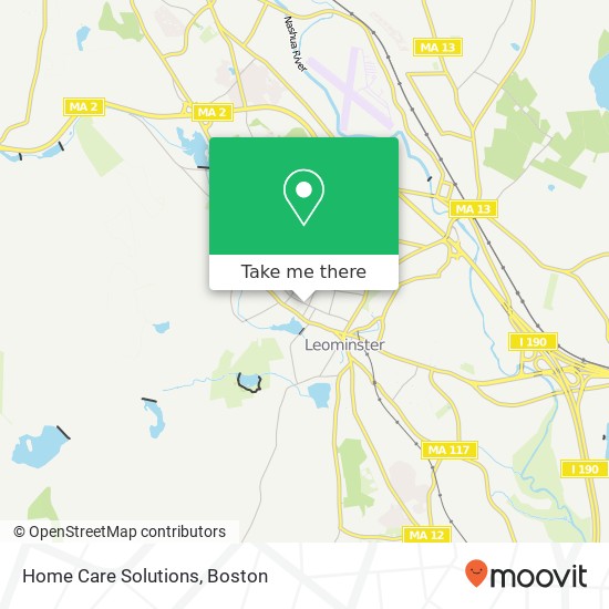 Home Care Solutions map