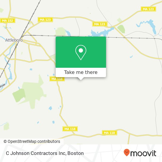 C Johnson Contractors Inc map