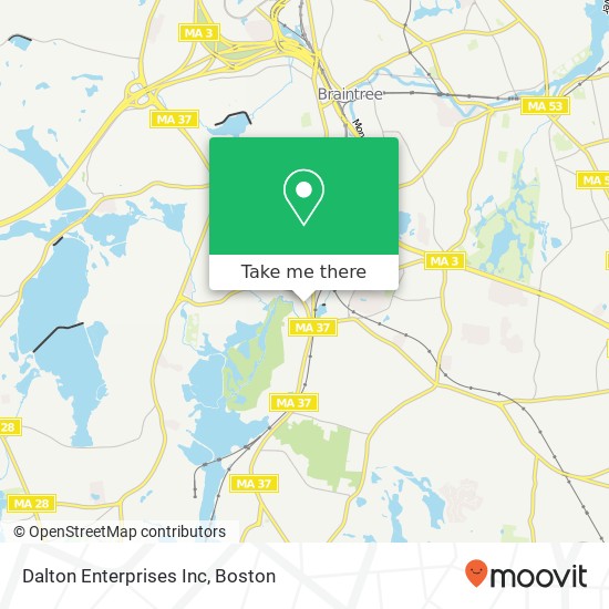 Dalton Enterprises Inc map