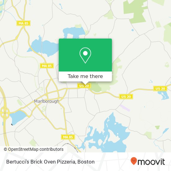 Mapa de Bertucci's Brick Oven Pizzeria