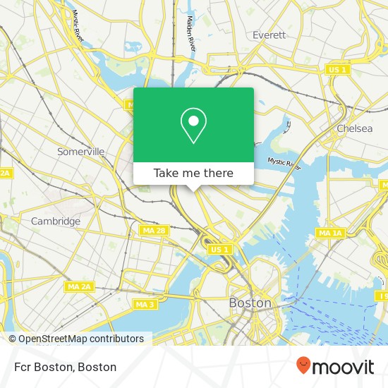 Mapa de Fcr Boston