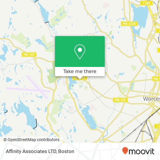 Affinity Associates LTD map