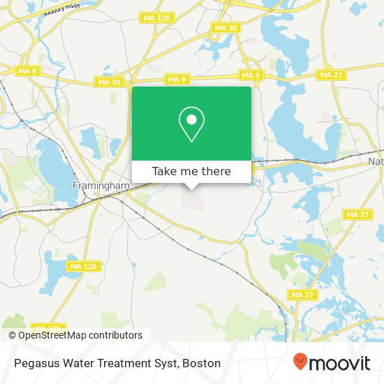 Mapa de Pegasus Water Treatment Syst