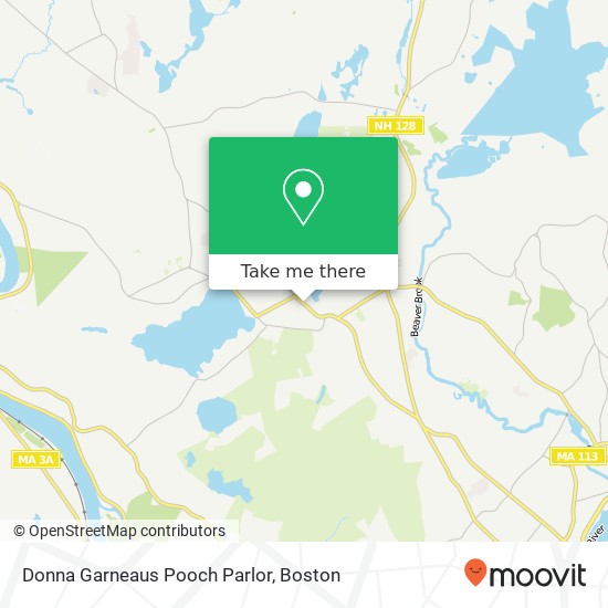 Mapa de Donna Garneaus Pooch Parlor