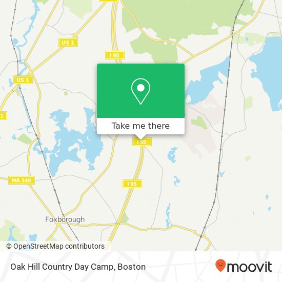 Oak Hill Country Day Camp map
