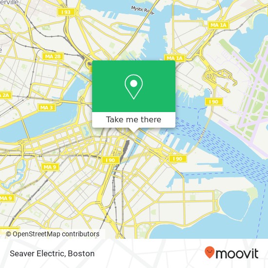 Seaver Electric map