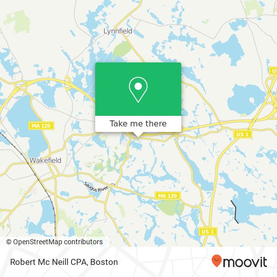 Robert Mc Neill CPA map