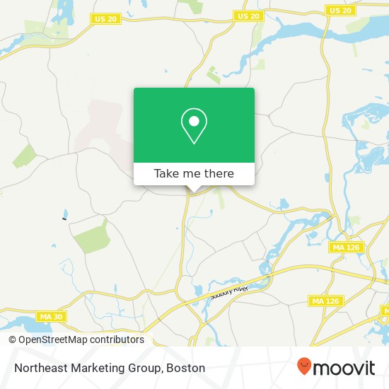 Northeast Marketing Group map
