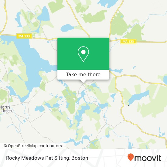 Mapa de Rocky Meadows Pet Sitting