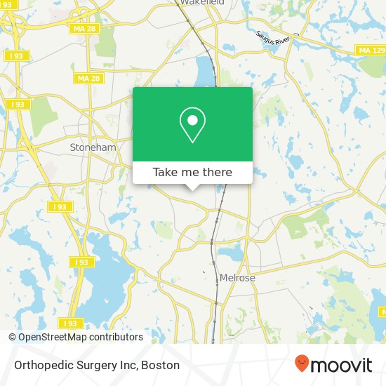 Orthopedic Surgery Inc map