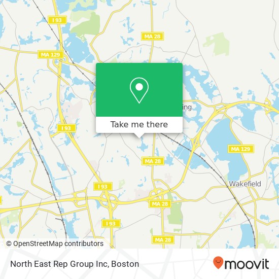 North East Rep Group Inc map