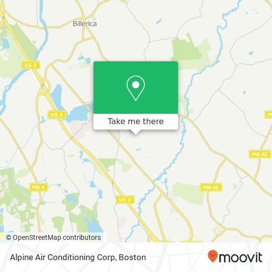 Alpine Air Conditioning Corp map