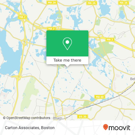 Carton Associates map