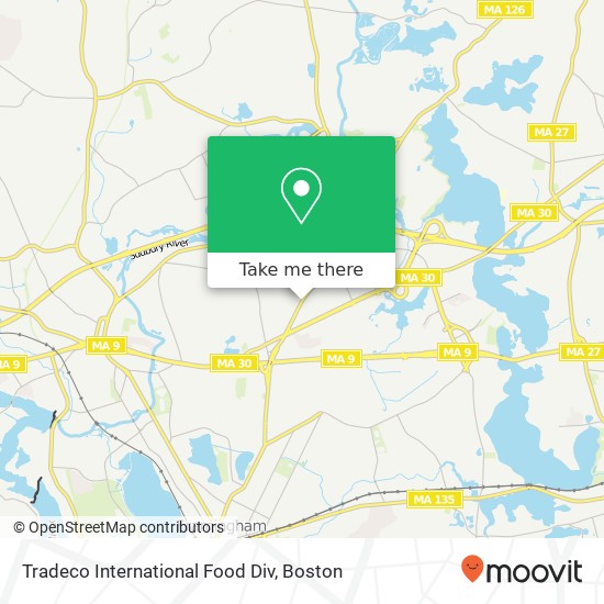 Tradeco International Food Div map