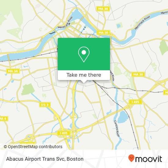 Abacus Airport Trans Svc map