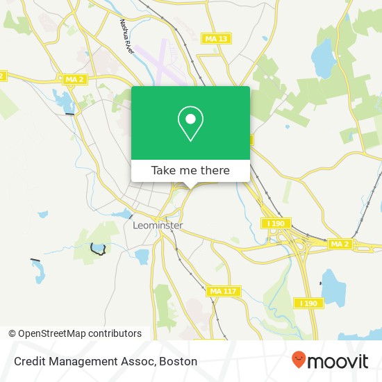 Credit Management Assoc map