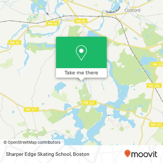 Mapa de Sharper Edge Skating School