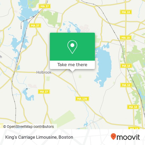 Mapa de King's Carriage Limousine